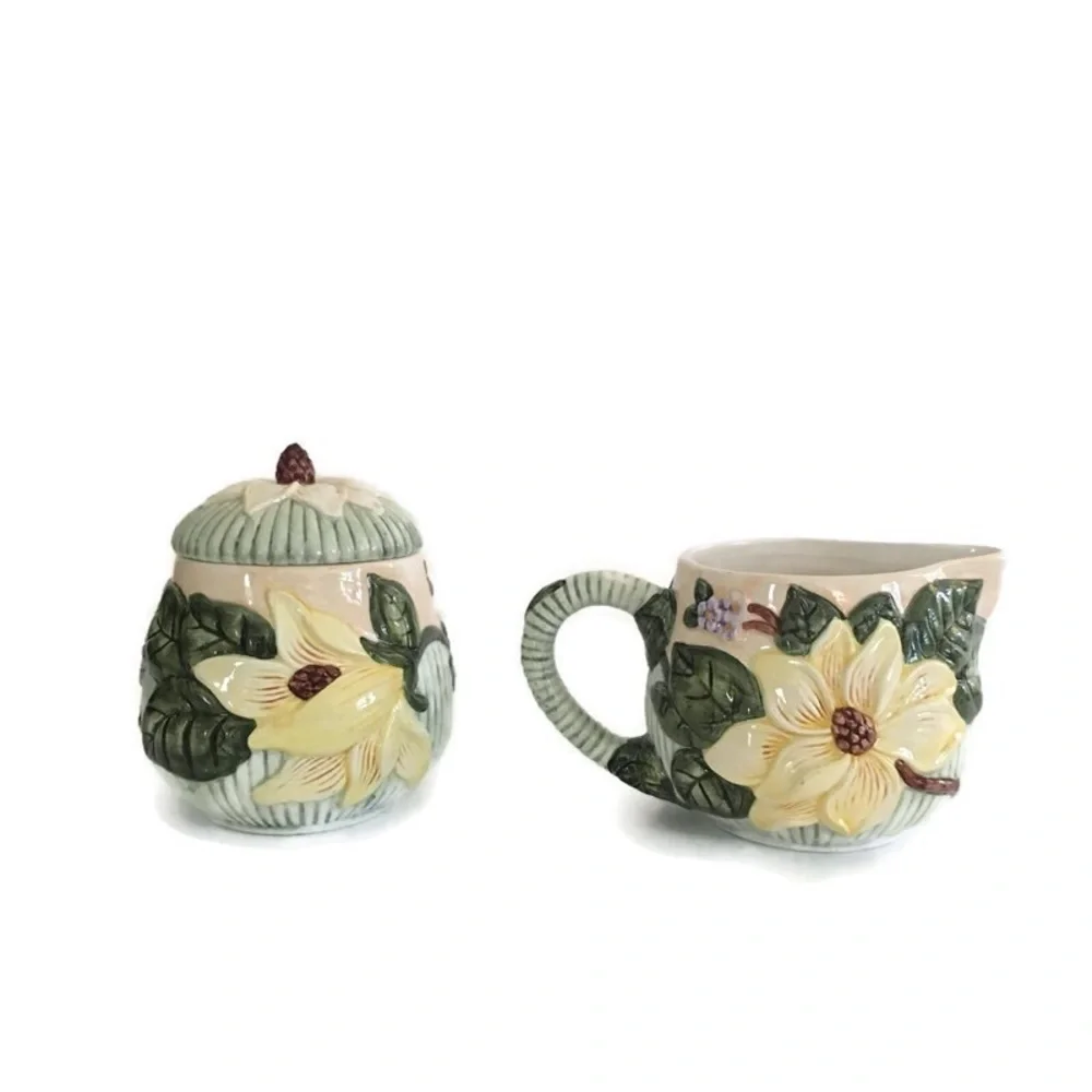Ganz Sugar Bowl And Creamer Pitcher